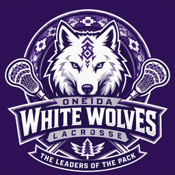 Oneida White Wolves logo